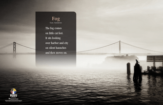 “Fog” by Carl Sandburg Free Poster and Worksheet | Prestwick House